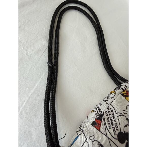 Walt Disney World Parks Comic Strip Mickey Mouse Drawstring Cinch Bag Backpack - Picture 9 of 15